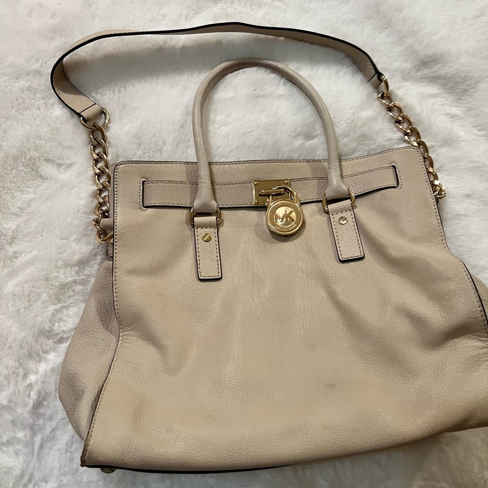 Michael Kors leather satchel